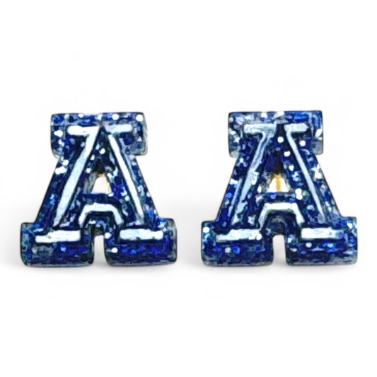 Acalanes "A" Stud Earrings