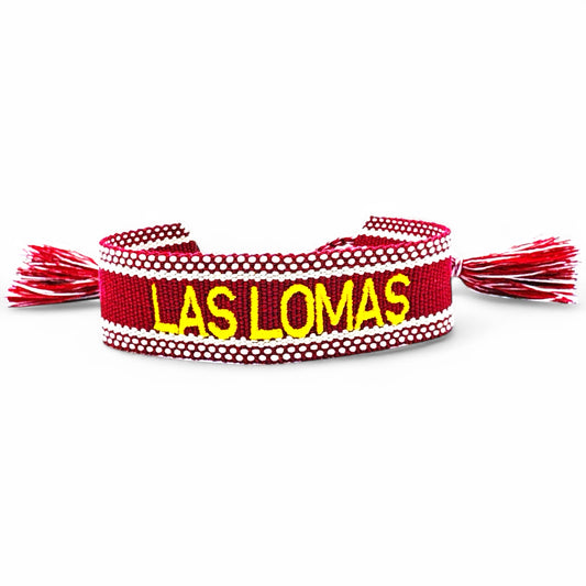 Las Lomas Woven Bracelet with Tassels