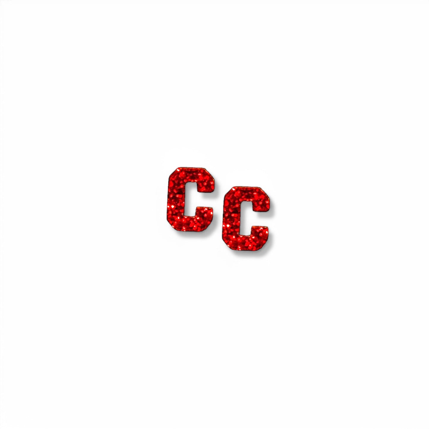 Campolindo Red "C" Stud Earrings