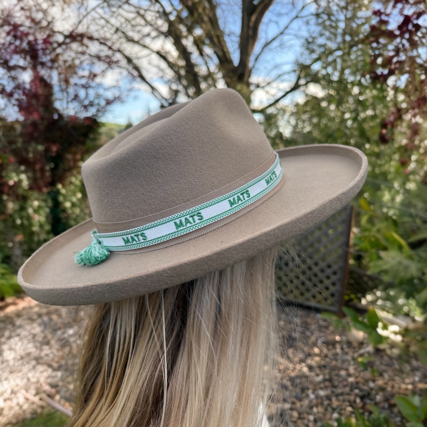 Miramonte Mats Hat Band with tassel trim