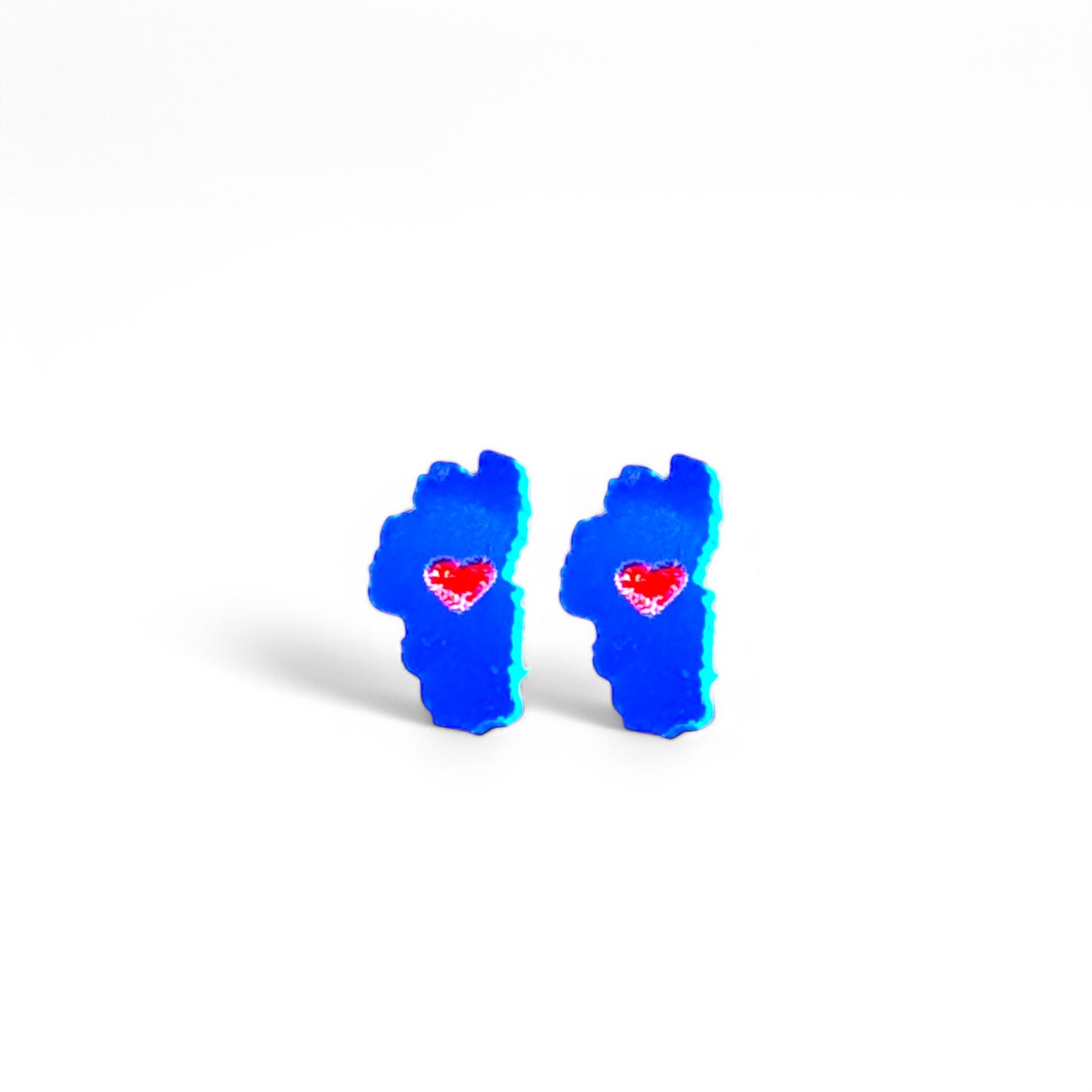 Mini Love Lake Tahoe Stud Earrings