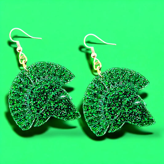 De La Salle Spartan Dangle Earrings