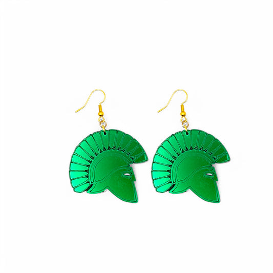 De La Salle Spartan Large Dangle Earrings
