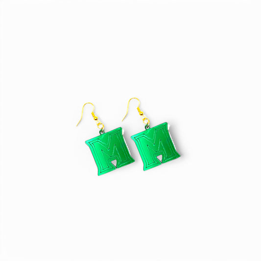 Miramonte "M" Drop Earrings