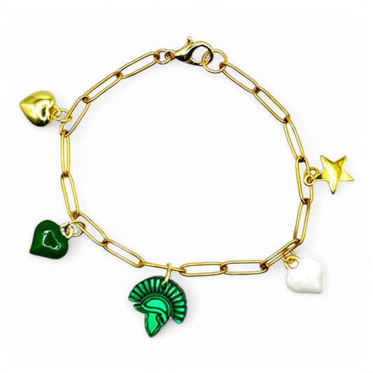 De La Salle Spirit Charm Bracelet