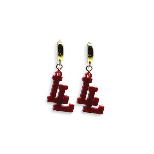 Las Lomas "LL" Gold Hoop Earrings